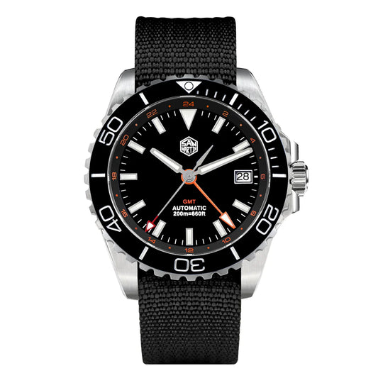 San Martin 39mm Diver GMT Men's  Watch - SN0136