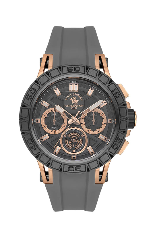 Santa Barbara Polo & Racquet Club Analog with multi-function sub dials Chronograph Men's Watch - SB.5.10004-3