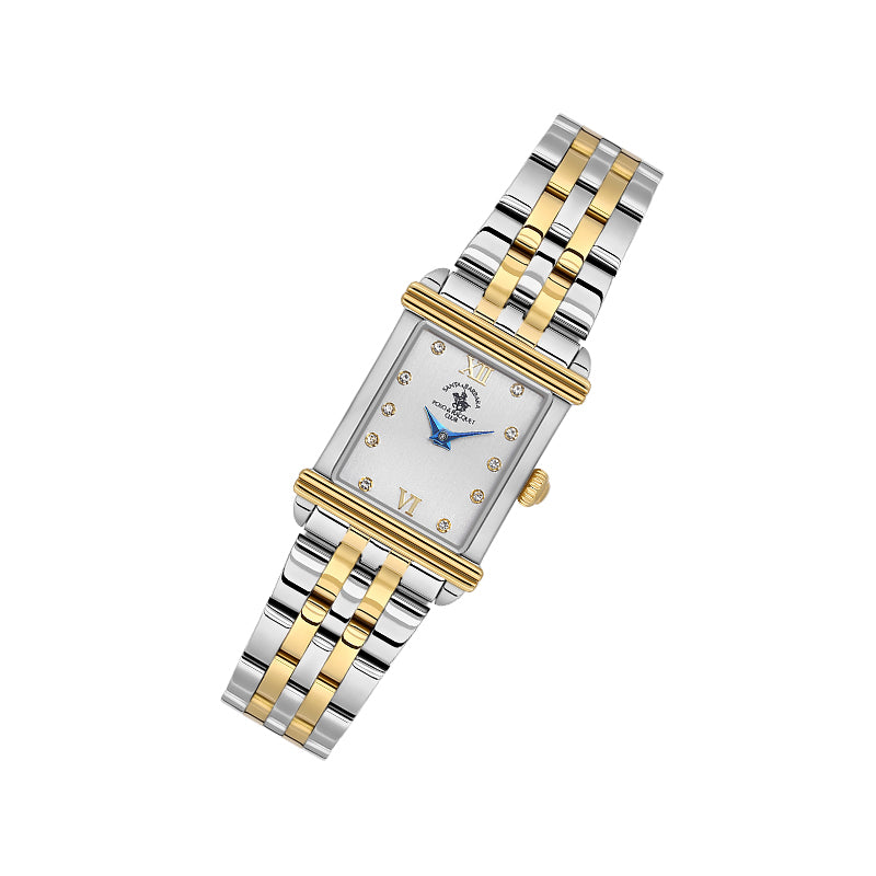 Santa Barbara Polo & Racquet Club White Dial Ladies Watch - SB.1.10623-4