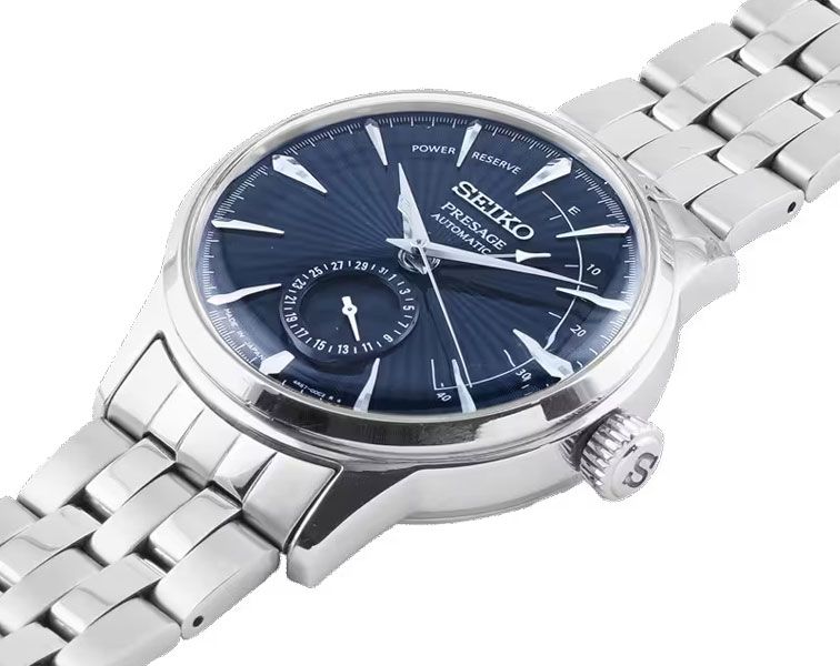 Seiko Presage Cocktail Time Blue Moon Dial 40.5mm Automatic Men's Watch - SSA347