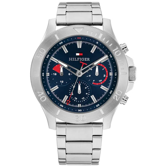 Tommy Hilfiger Bryan Navy Dial Stainless Steel Men's Watch - 1792113