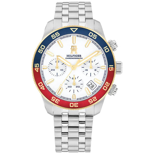 Tommy Hilfiger White Dial Chronograph Men's Watch - 1792184