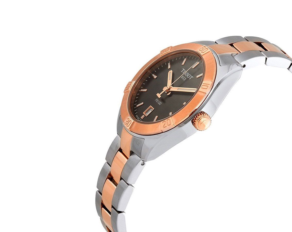 Tissot PR 100 Sport Chic Anthracite Dial Ladies Watch - T101.910.22.061.00