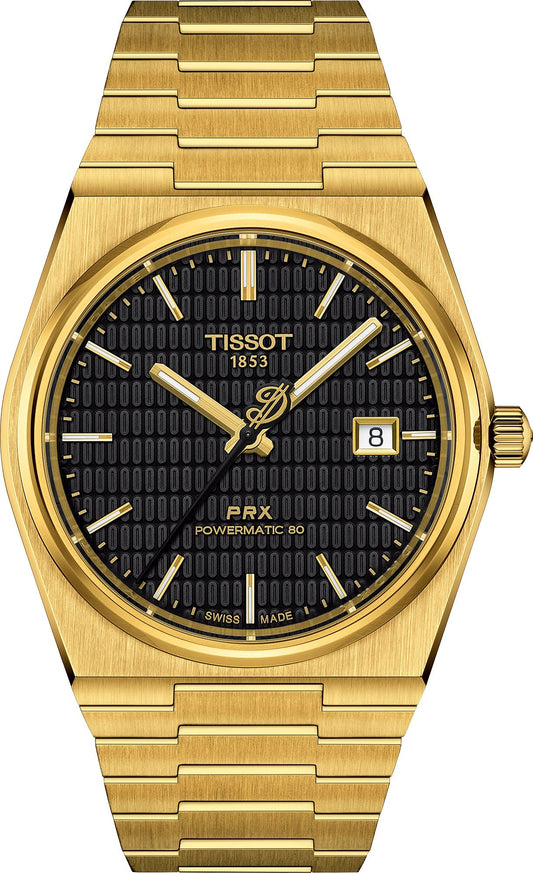 Tissot PRX Powermatic 80 Damian Lillard Special Edition Black Dial Men's Watch - T137.407.33.051.00