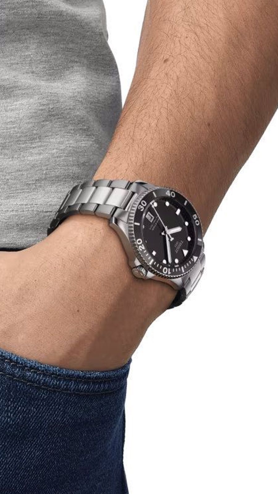 Tissot Seastar 1000 Black Dial Quartz Men's Watch - T120.410.11.051.00