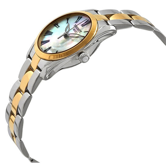 Tissot T-Wave Pearl Dial Ladies Watch - T112.210.22.113.00