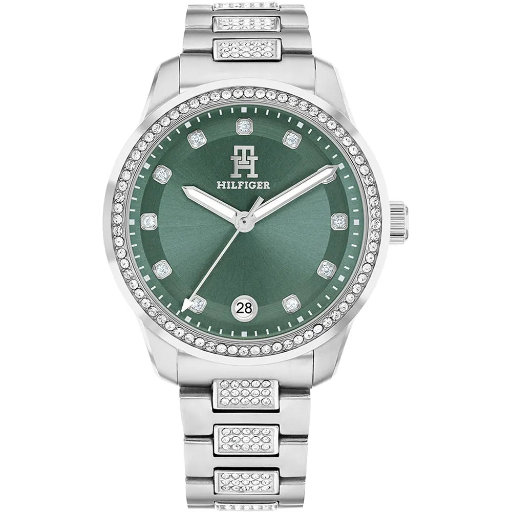 Tommy Hilfiger Green Dial Ladies Watch - 1782759