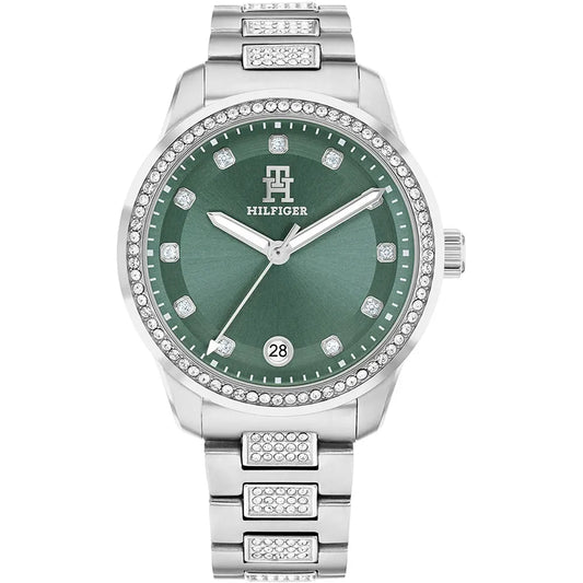 Tommy Hilfiger Green Dial Ladies Watch - 1782759