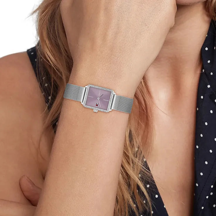 Tommy Hilfiger Purple Dial Ladies Watch - 1782790