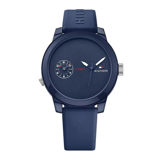 Tommy Hilfiger Dual Time Men's Blue Watch- 1791325