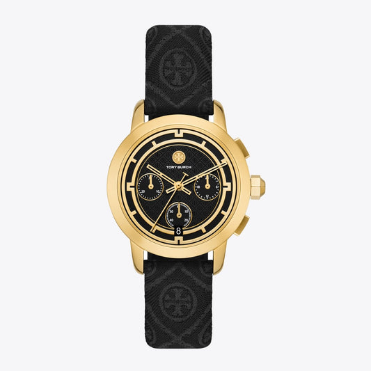 Tory Burch Black Dial Gold Tone Ladies Watch - TBW1055