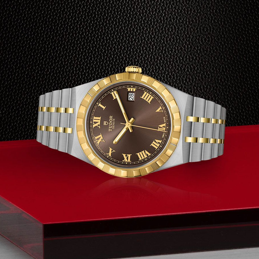 Tudor Royal Brown Dial 38mm Men's Watch - M28503-0007