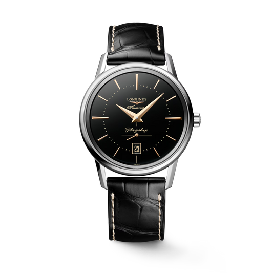 FLAGSHIP HERITAGE Black Dial Automatic Men's Watch - L4.795.4.58.0