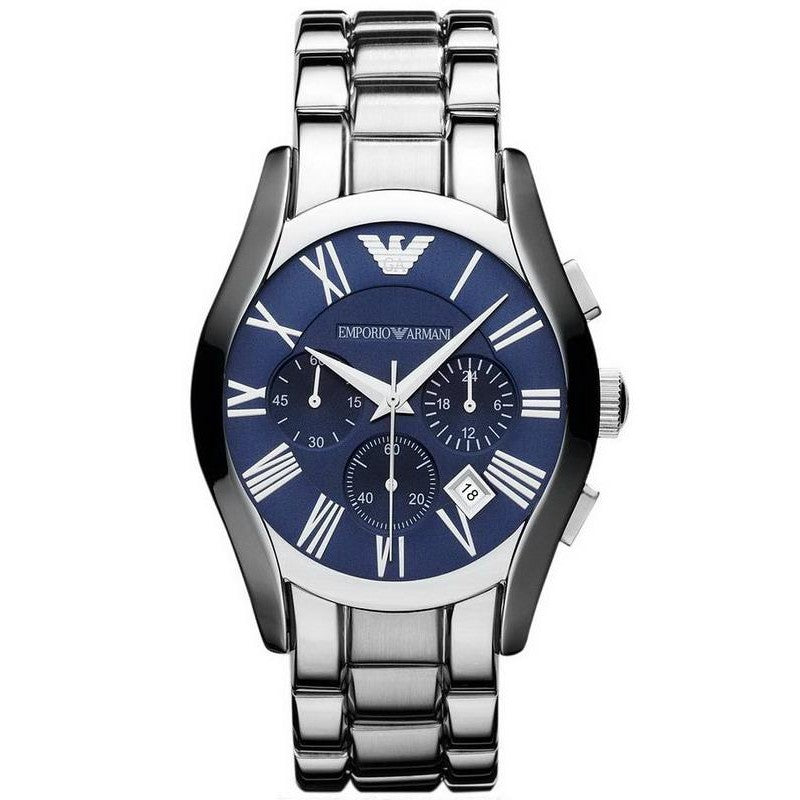 Emporio Armani Blue Dial Men's Chronograph Watch- AR1635