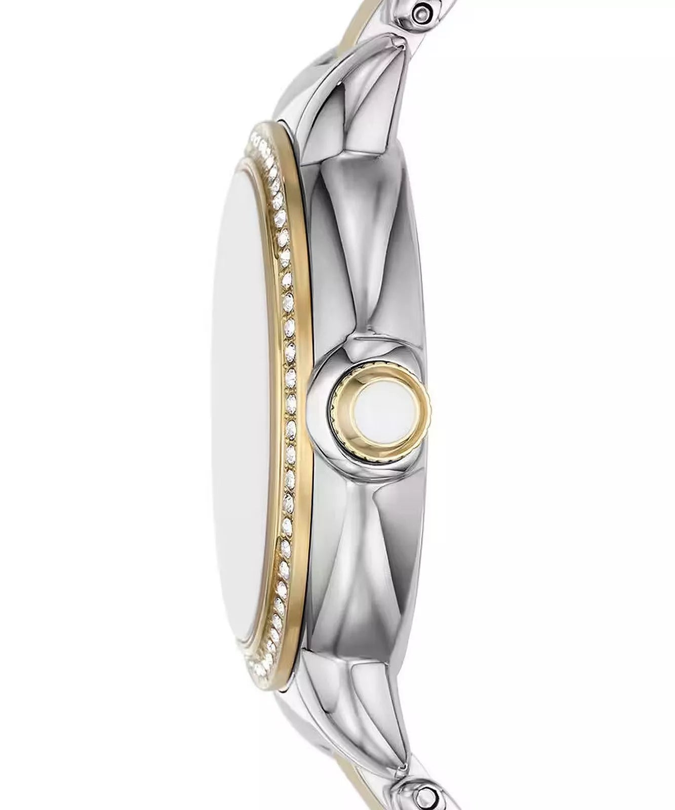 Emporio Armani Pearl Dial Dual Tone Ladies Watch - AR11524
