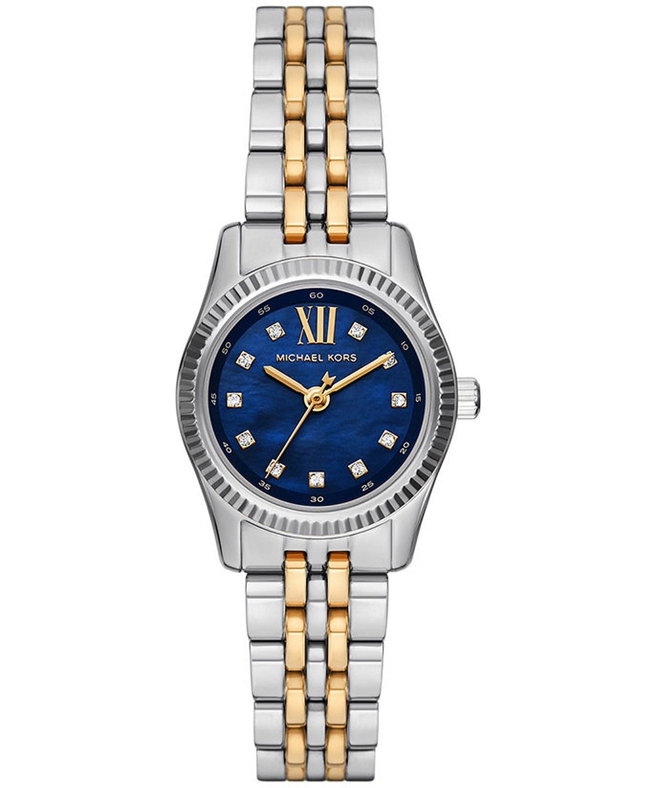 Michael Kors Lexington Three-Hand Two-Tone Stainless Steel Ladies Watch-MK4865