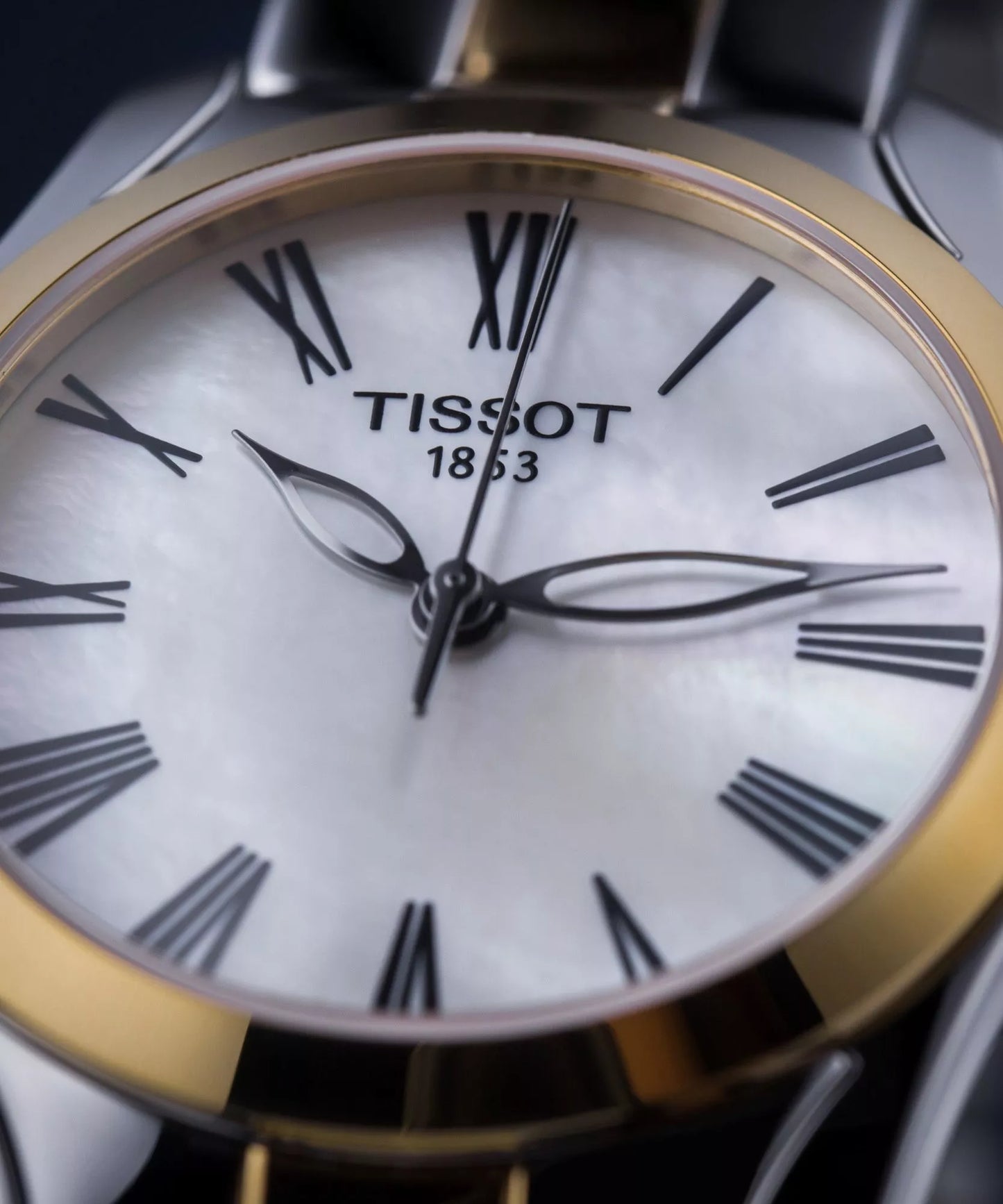 Tissot T-Wave Pearl Dial Ladies Watch - T112.210.22.113.00